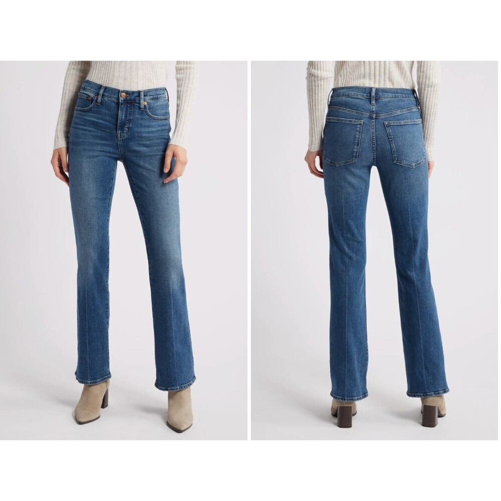 NWT MADEWELL Kick Out Full-Length Jeans Women's Size 26 NR494